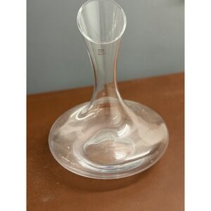 Krosno Handmade Glass Wine Decanter Carafe Clear Polish Glass‎ 11"